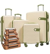 Amazon.com | Merax Luggage Sets 4 piece Lightweight Suitcases With